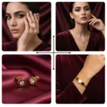 Gold plated jewellery deal set of 4 for women in Pakistan