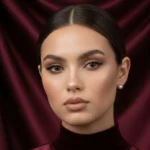 Gold plated crystal stud tops for womens in Pakistan