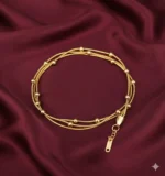 Gold plated beaded multi-layer bracelet for women in Pakistan
