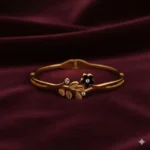 Unique Gold plated floral leaf bangle for women in Pakistan